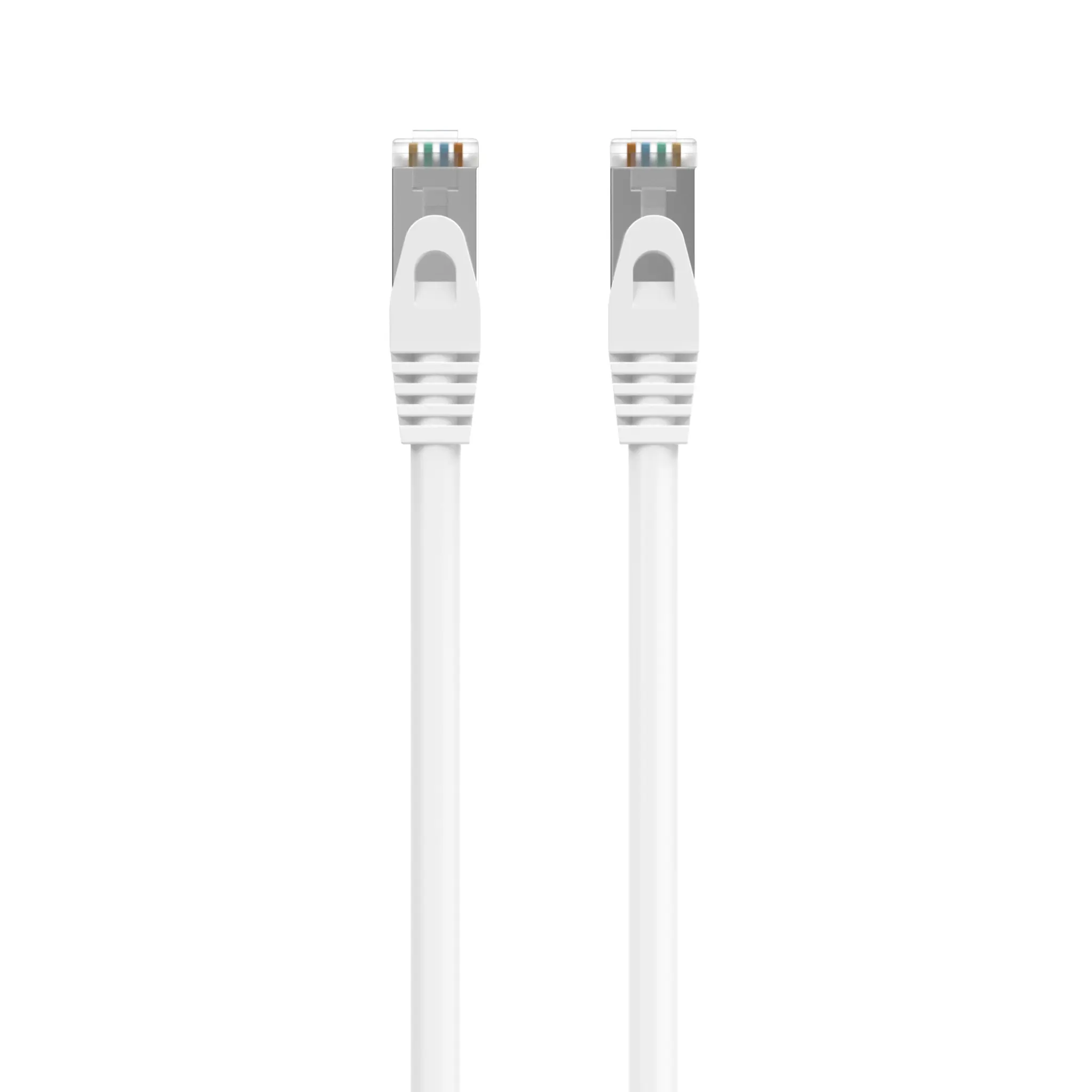 Sinox PRO S-FTP Cat7 nätverkskabel. 2m. Vit