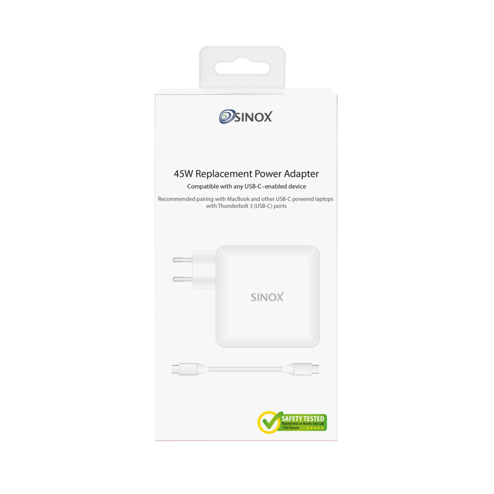 Sinox Macbook™ USB C 45W ersättningsladdare