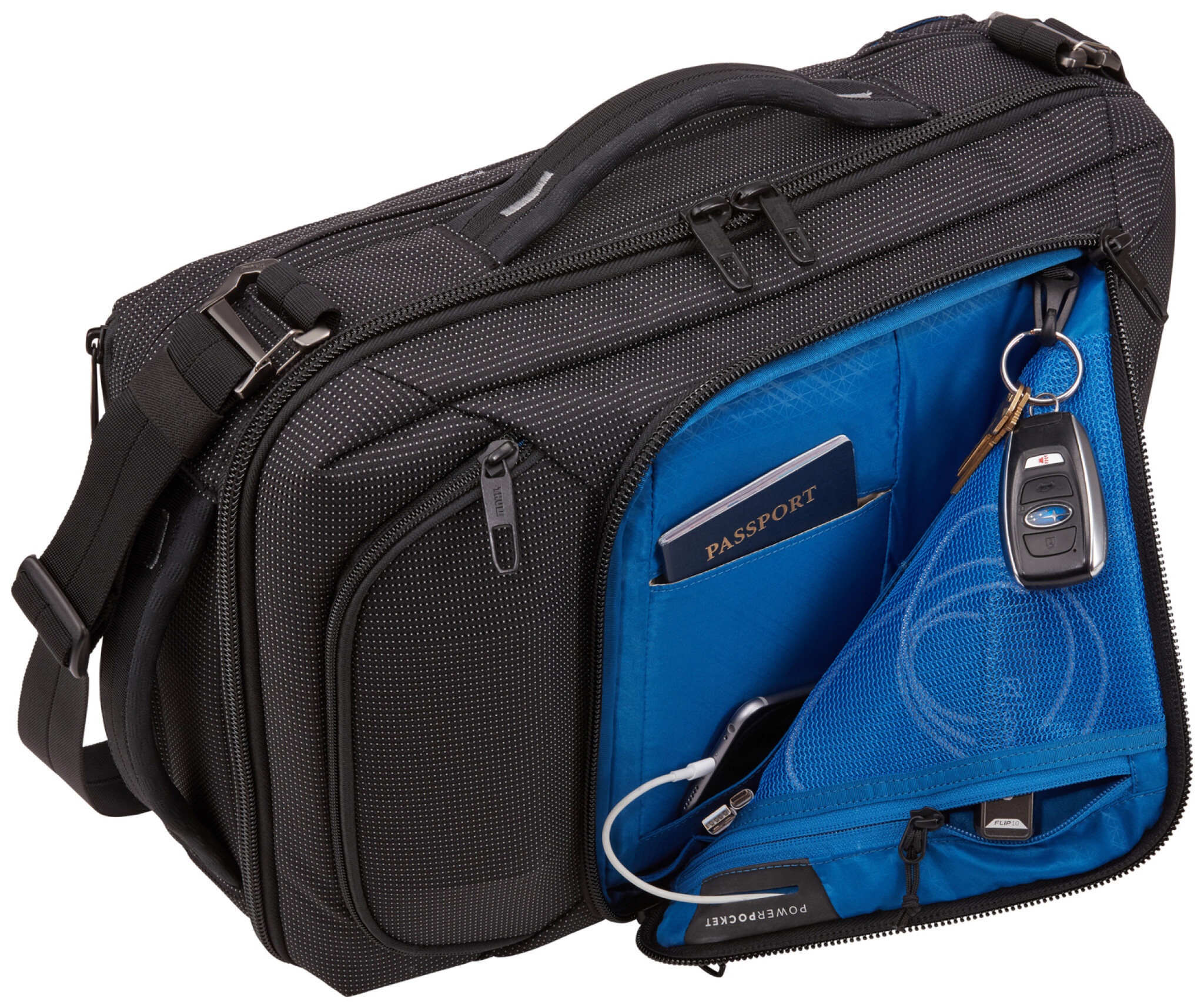 Thule Crossover 2 Convertible Laptop Bag. Svart