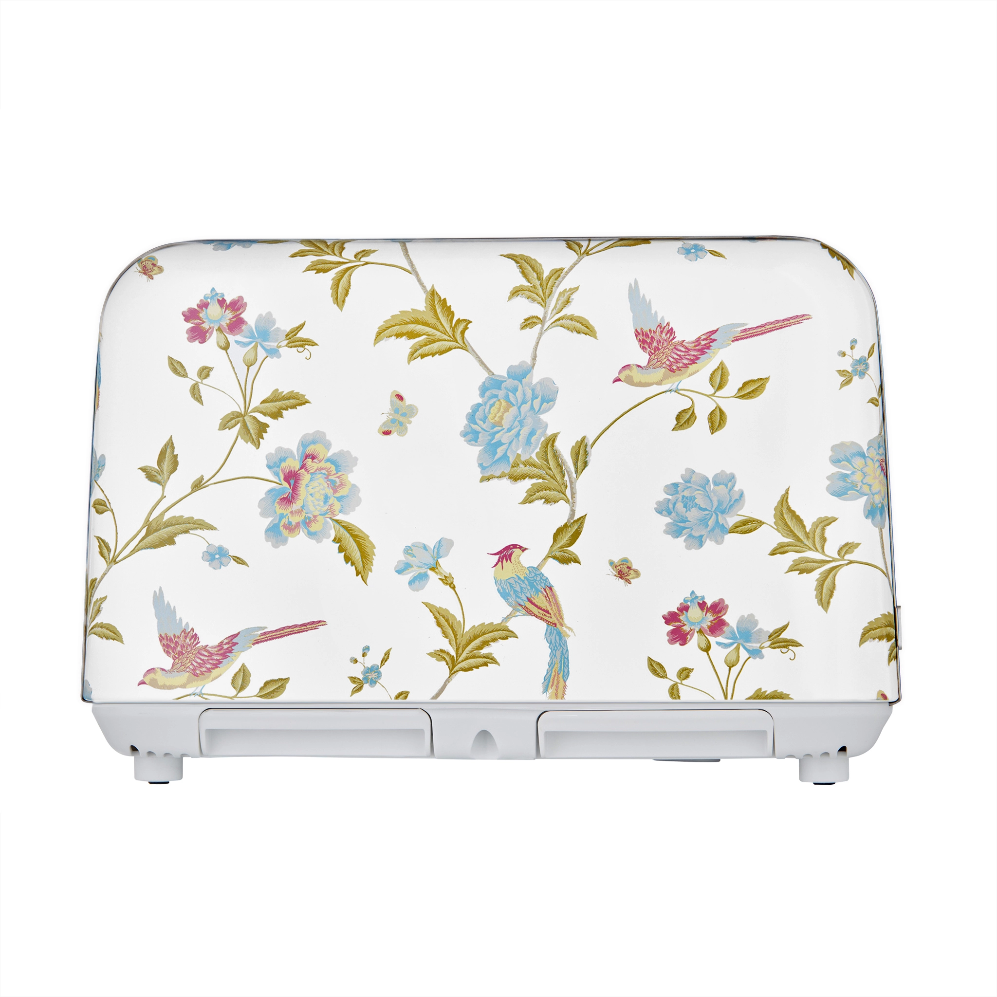 VQ Laura Ashley Slice Toaster. Vit/silver