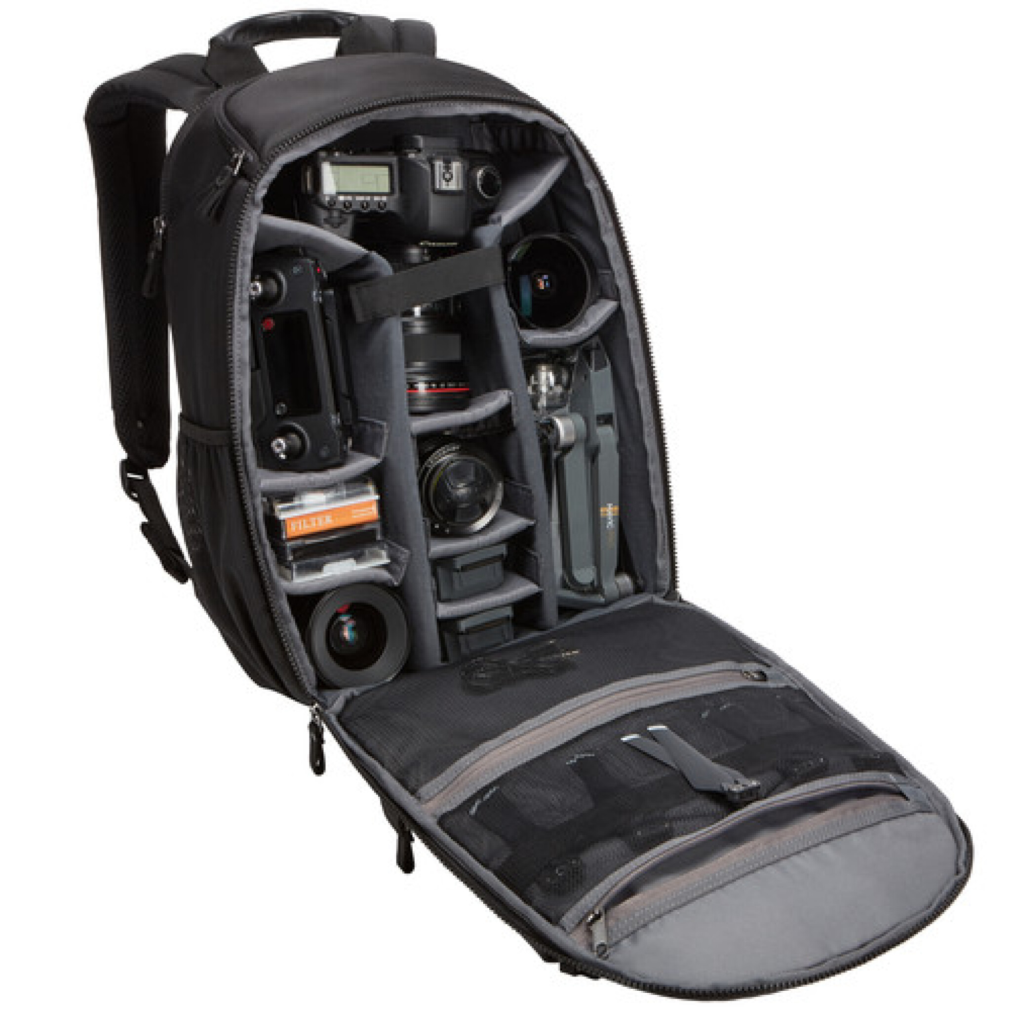 Case Logic Bryker Camera / Drone Large Backpack. Svart