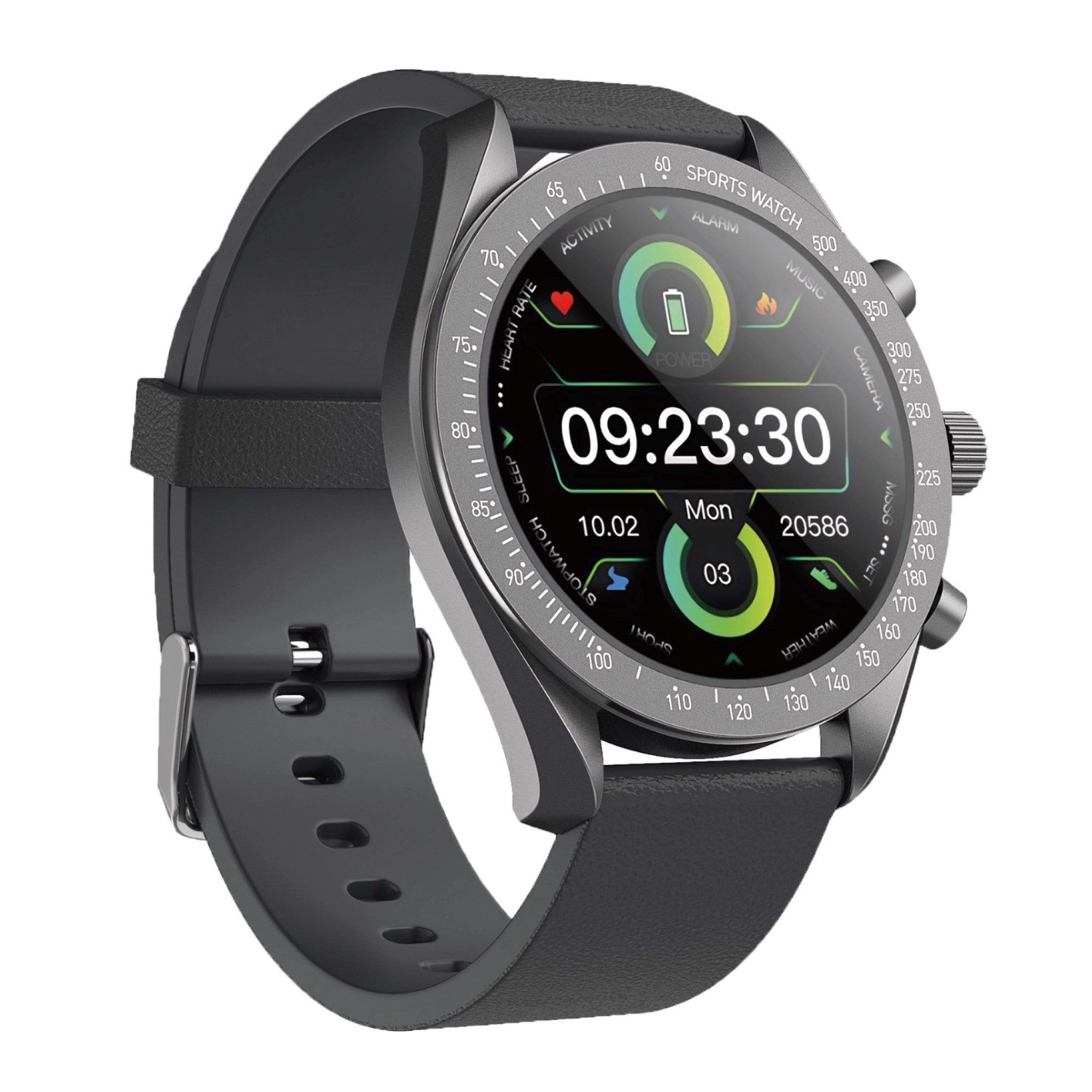 Sinox Lifestyle XTRM S smartwatch. Svart