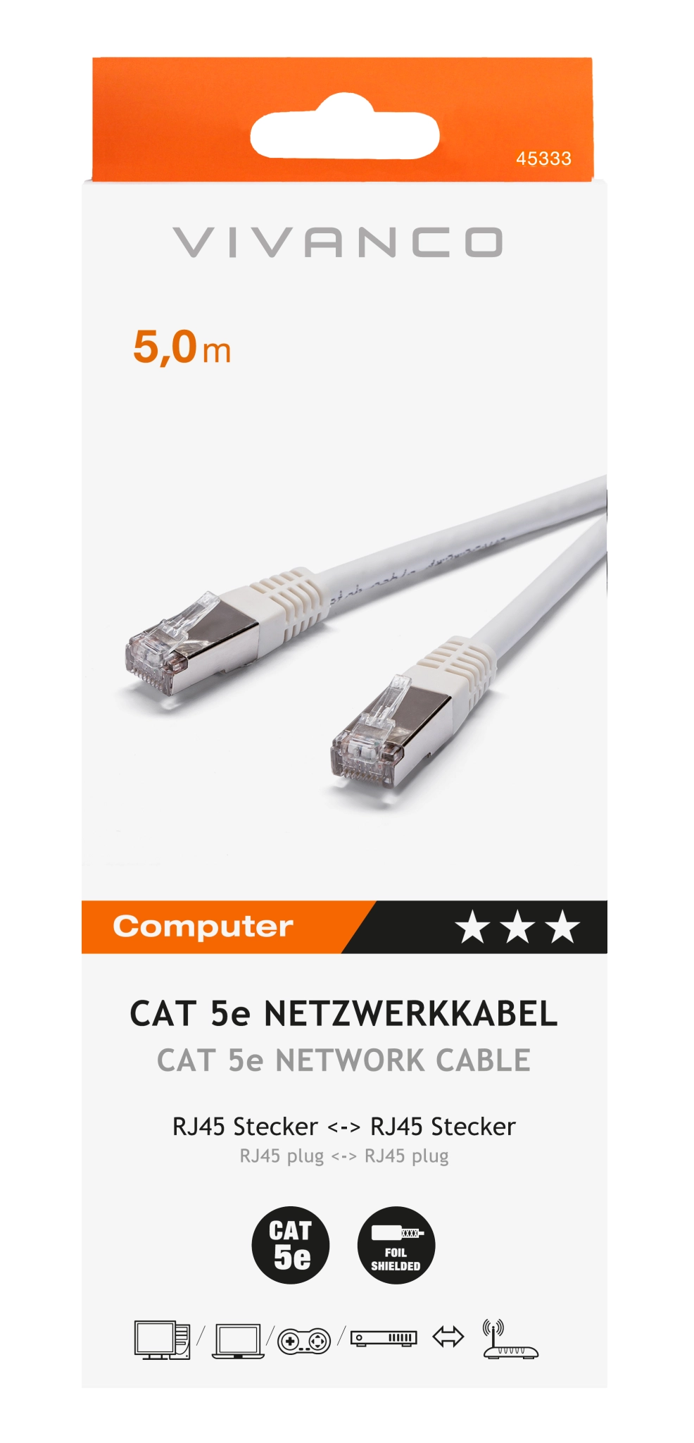 Vivanco Cat 5e nätverkskabel